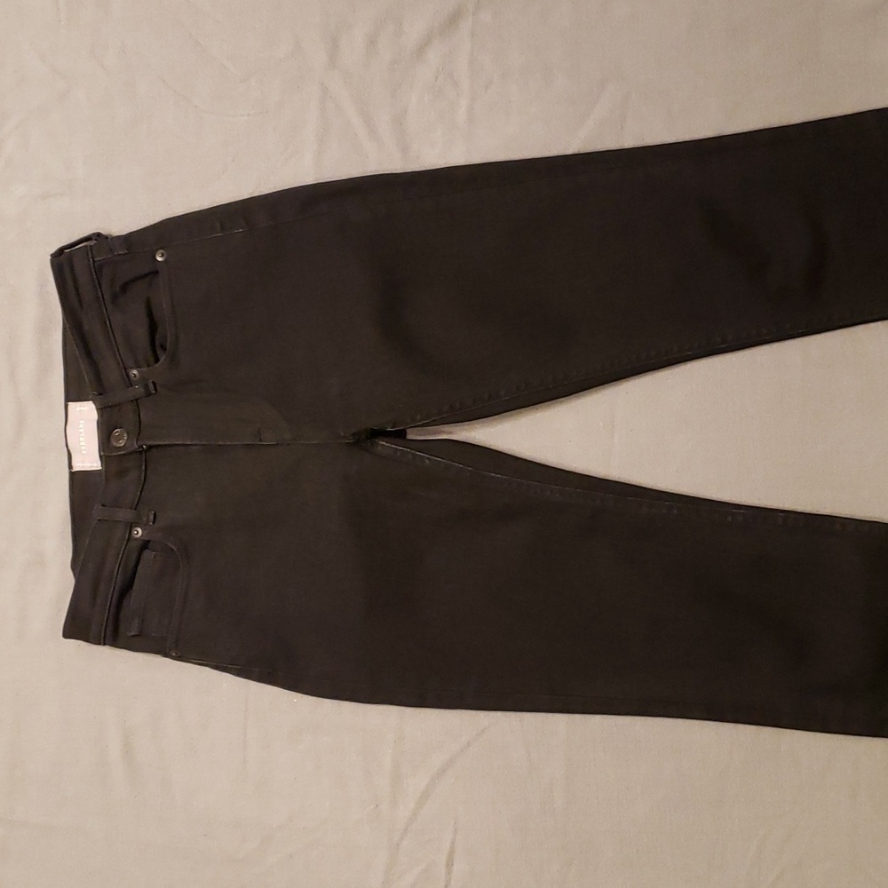 Everlane Mid Rise Straight Jeans Black Women's 26
